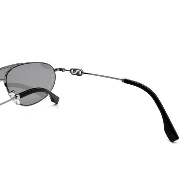 FENDI FE40072U 14C GREY SILVER MIRROR AUTHENTIC SUNGLASSES - Picture 7 of 11